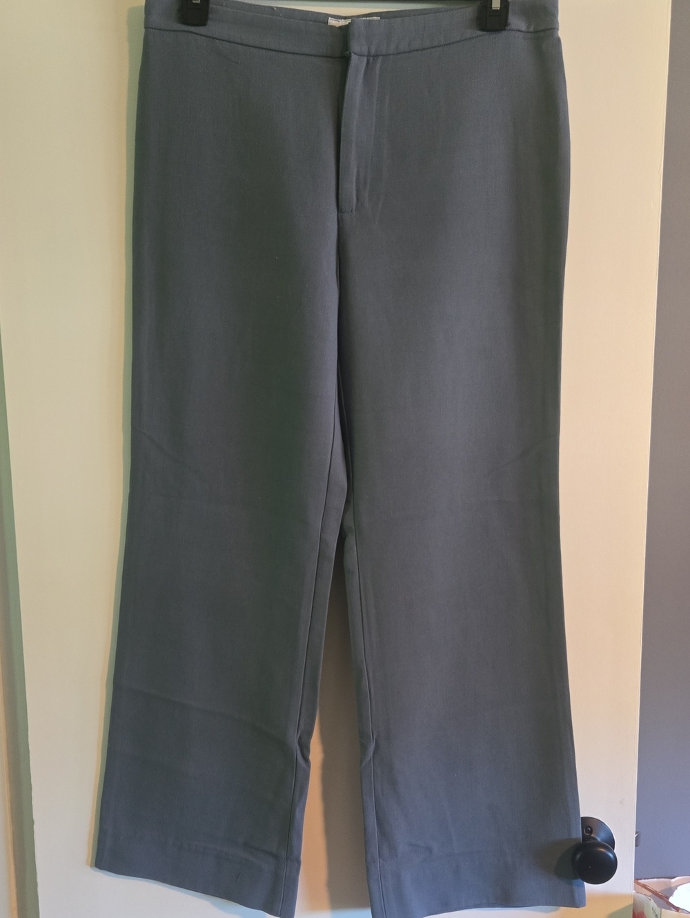 GAP Women’s Straight-Leg Pants in Slate Gray-Blue